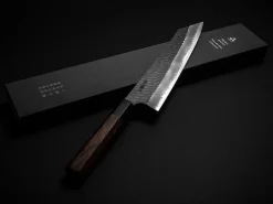 ORYOKI SPG2 Kuroshiage Tsuchime Kiritsuke Gyuto 240mm, Wenge Handle