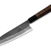 ORYOKI SPG2 Kuroshiage Tsuchime Santoku 180mm, Wenge Handle