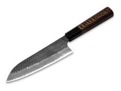 ORYOKI SPG2 Kuroshiage Tsuchime Santoku 180mm, Wenge Handle