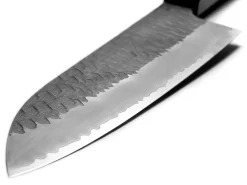 ORYOKI SPG2 Kuroshiage Tsuchime Santoku 180mm, Wenge Handle