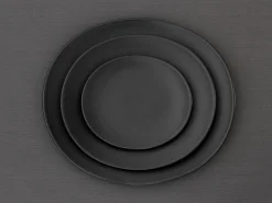 ORYOKI Steingut Teller Infinity oval, 3 Größen