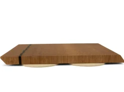 ORYOKI Stirnholz Schneidebrett Janus, Eiche HS Premium