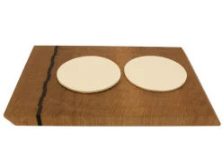 ORYOKI Stirnholz Schneidebrett Janus, Eiche HS Premium