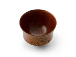 ORYOKI Suppenschale, Reisschale Koma, Urushi braun