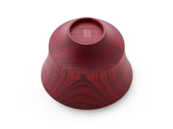 ORYOKI Suppenschale, Reisschale Koma, Urushi rot