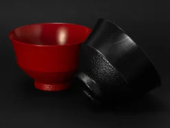 ORYOKI Suppenschale Urushi Keiryo, 240 ml, schwarz