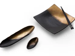 ORYOKI Sushi Set Sou, schwarz-gold