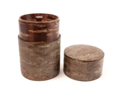 ORYOKI Teedose Kizutsu Kirschholz marmoriert, 150 g