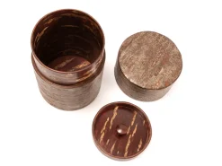 ORYOKI Teedose Kizutsu Kirschholz marmoriert, 150 g