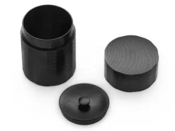 ORYOKI Teedose Urushi Nuri, Holz, schwarz, 2 Größen