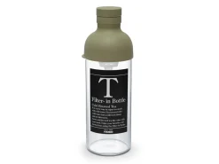 ORYOKI Teeflasche mit Sieb, HARIO Filter in Bottle, 300 ml, grün