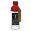 ORYOKI Teeflasche mit Sieb, HARIO Filter in Bottle, 300 ml, rot