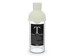 ORYOKI Teeflasche mit Sieb, HARIO Filter in Bottle, 300 ml, weiß
