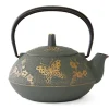 ORYOKI Teekanne Gusseisen CHOCHO, Bronze, 0,6 l