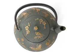 ORYOKI Teekanne Gusseisen CHOCHO, Bronze, 0,6 l