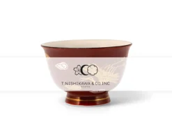 ORYOKI Teeschale Akaji Kingin Tsuru, 50 ml