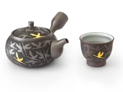 ORYOKI Teeschale Kintsuru Mitsukoshi, Banko Yaki, 60 ml