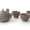ORYOKI Teeservice Kuro Koma, Banko Yaki, 4-teilig