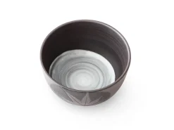 ORYOKI Teeservice Kuro Momiji, Banko Yaki, 4-teilig
