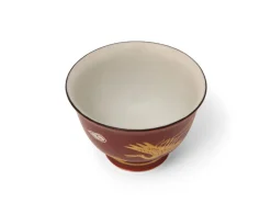 ORYOKI Teeservice Shiboridashi Akaji Kingin Tsuru