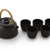 ORYOKI Teeservice T.Kato, schwarz, 6-teilig