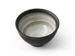 ORYOKI Teetasse Yakisime Kuro yunomi