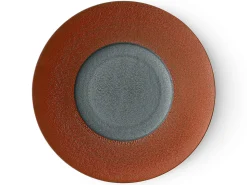ORYOKI Tiefer Teller Homura, rot, 3 Größen