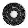 ORYOKI Untersetzer Iwachu Arare, Ø 13.5 cm, Schwarz-Silber