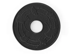 ORYOKI Untersetzer Iwachu Ginkgo, Gusseisen, Ø 13,5 cm