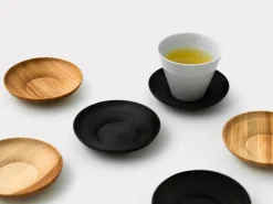 ORYOKI Untertasse Chataku KURO, Holz