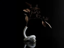 ORYOKI Vase Porzellan MUSUBU L, weiß