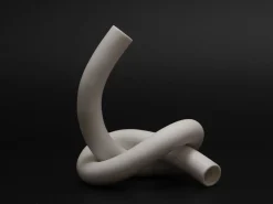 ORYOKI Vase Porzellan MUSUBU S, weiß