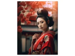 ORYOKI Wandbild Geisha #3, farbig, 3:4