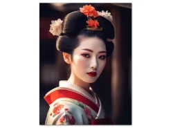 ORYOKI Wandbild Geisha #4, farbig, 3:4