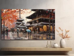 ORYOKI Wandbild Kyoto Gosho #2, farbig 16:9