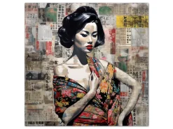 ORYOKI Wandbild Nihon no Pop Art #3, farbig 1:1