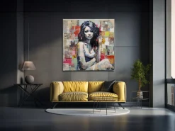 ORYOKI Wandbild Nihon no Pop Art #4, farbig 1:1