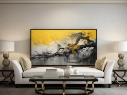 ORYOKI Wandbild Shodo #3, farbig 16:9