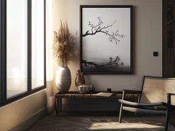 ORYOKI Wandbild Wabi Sabi Sakura #4, farbig 3:4