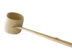 ORYOKI Wasserschöpfkelle, Hishaku Takayama, weißer Bambus