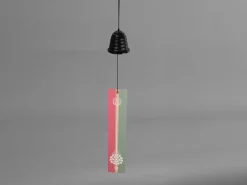 ORYOKI Windspiel, Furin Hamon Schwarz