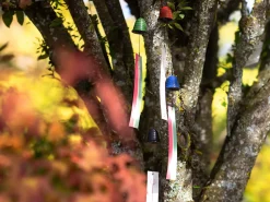 ORYOKI Windspiel, Furin Hamon Schwarz